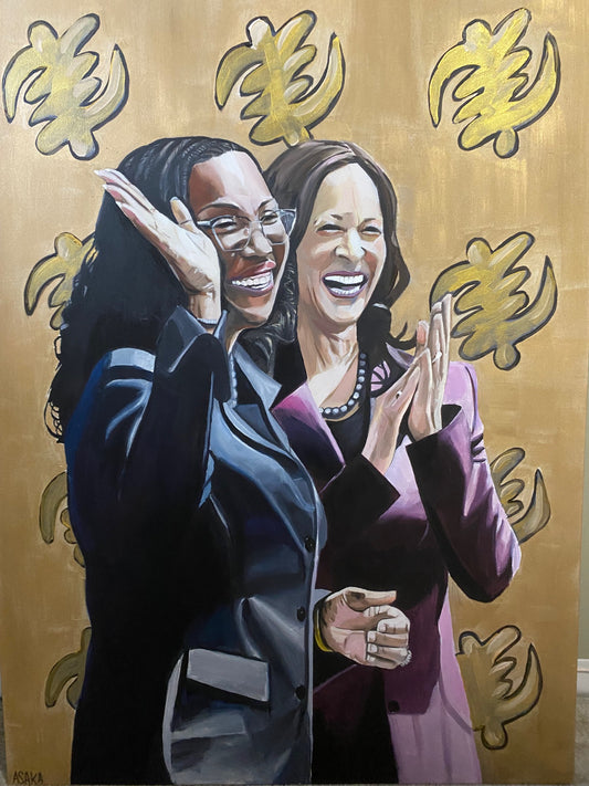 Queen Ketanji Brown Jackson and Queen Kamala Harris